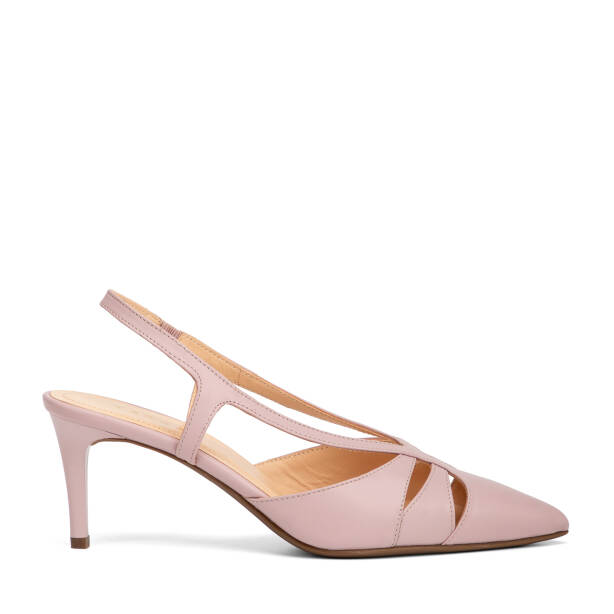Lila Hakiki Deri Kadın Stiletto - K26Y1AY68389-S1T 