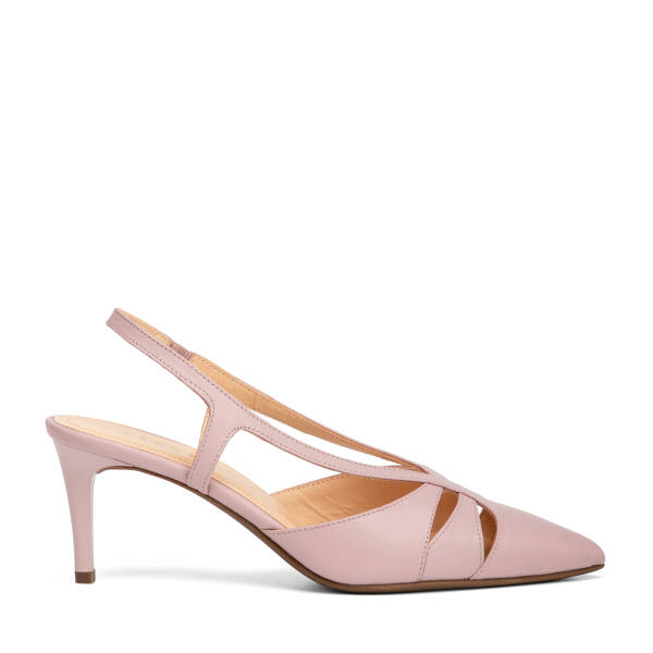 Lila Hakiki Deri Kadın Stiletto - K26Y1AY68389-S1T - 1