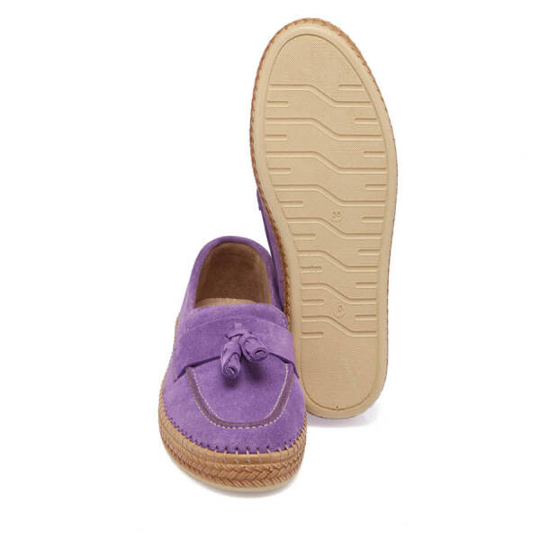 Lila Süet Deri Kadın Espadril - K24I1AY67227-R92 - 4