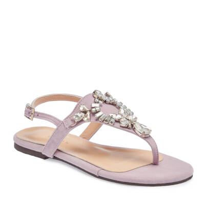 Lila Süet Deri Kadın Sandalet - K24Y1SN67407-R92 