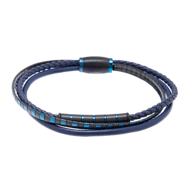 Mavi Deri Erkek Bileklik - E1BLK0410434-E0I 