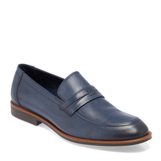 Mavi Hakiki Deri Erkek Loafer - E24I1AY56681-I1Z - 2