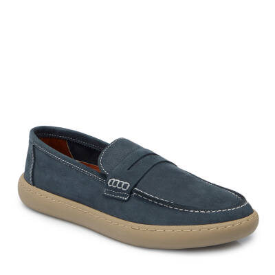 Mavi Deri Erkek Loafer - E25I1AY57295-F58 - 1