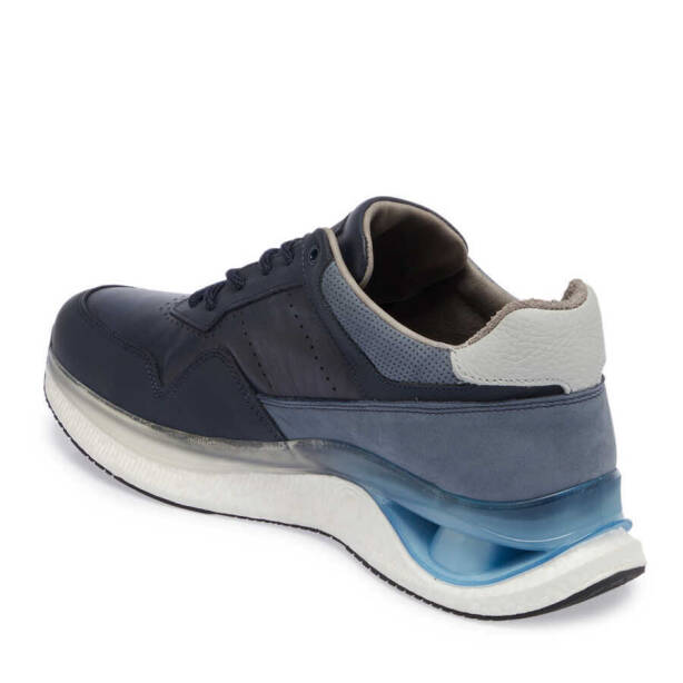Mavi Deri Erkek Sneaker - E24I1AY56796-K67 - 2