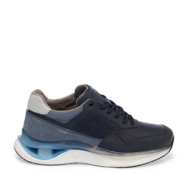 Mavi Deri Erkek Sneaker - E24I1AY56796-K67 - 3