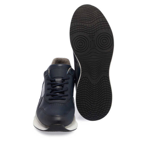 Mavi Deri Erkek Sneaker - E24I1AY56796-K67 - 4