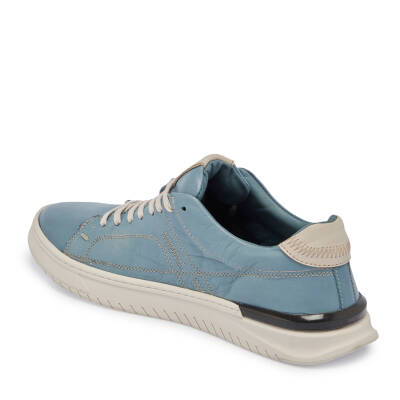  Mavi Deri Erkek Sneaker - E24I1AY56835-N5O - 2