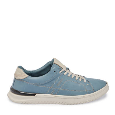  Mavi Deri Erkek Sneaker - E24I1AY56835-N5O - 3