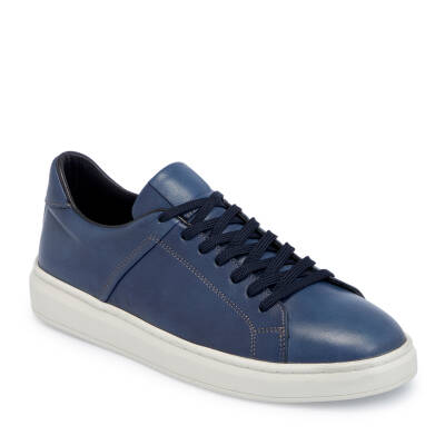Mavi Deri Erkek Sneaker - E25I1AY57292-J61 - 1