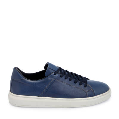 Mavi Deri Erkek Sneaker - E25I1AY57292-J61 - 3