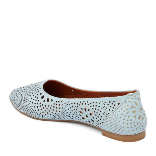 Mavi Hakiki Deri Kadın Babet - K24I1AY67379-J61 - 3