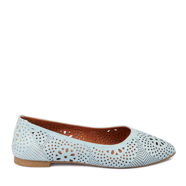 Mavi Hakiki Deri Kadın Babet - K24I1AY67379-J61 - 1