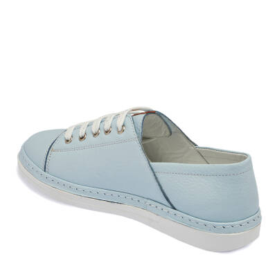  Mavi Deri Kadın Casual Ayakkabı - K24I1AY67358-S2I - 2