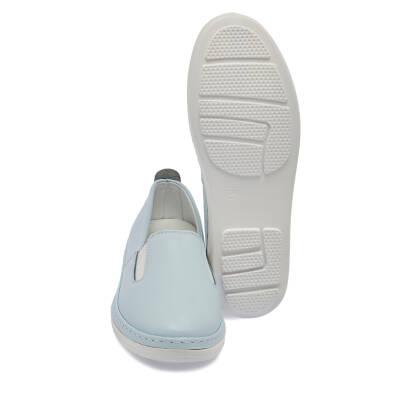  Mavi Deri Kadın Casual Ayakkabı - K24I1AY67359-S2I - 4