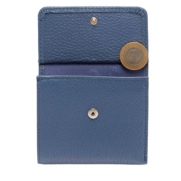 Mavi Hakiki Deri Kadın Cüzdan - S1CB00005627-T0M - 3