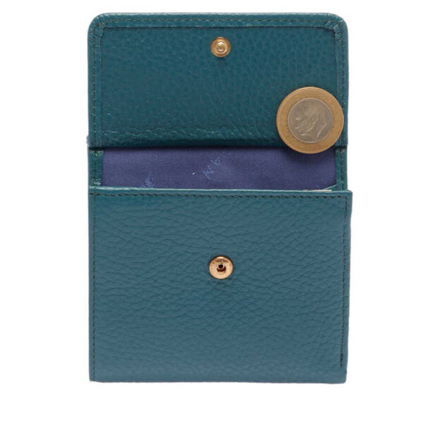 Mavi Hakiki Deri Kadın Cüzdan - S1CB00005627-T9L - 3