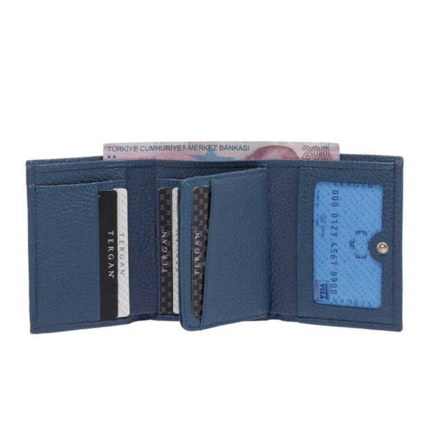 Mavi Hakiki Deri Kadın Cüzdan - S1CB00005633-T0M - 2