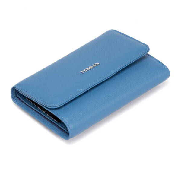 Mavi Deri Kadın Cüzdan - S1CB00005730-K3A - 1