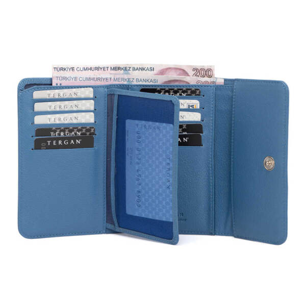 Mavi Deri Kadın Cüzdan - S1CB00005730-K3A - 3