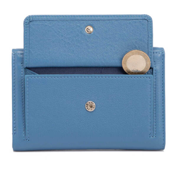 Mavi Deri Kadın Cüzdan - S1CB00005730-K3A - 5