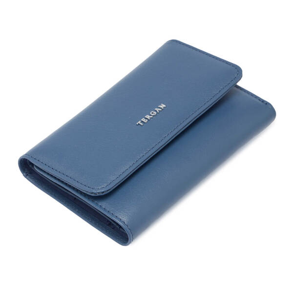 Mavi Deri Kadın Cüzdan - S1CB00005730-T0R - 1