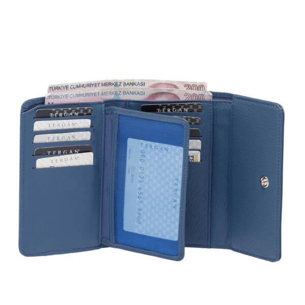 Mavi Deri Kadın Cüzdan - S1CB00005730-T0R - 3