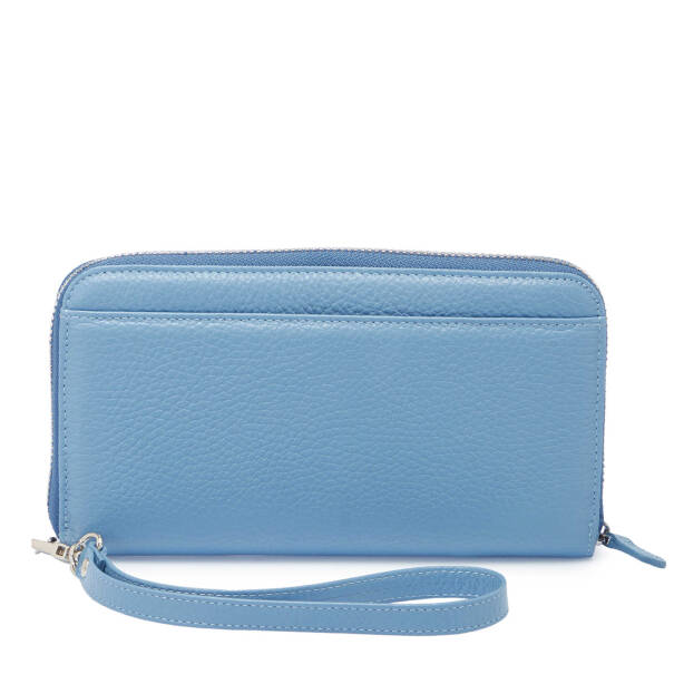 Mavi Hakiki Deri Kadın Cüzdan - S1CB00005734-C43 - 3