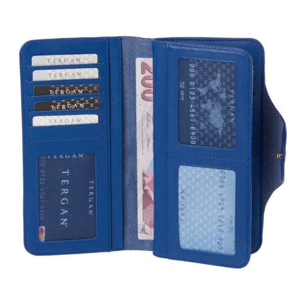 Mavi Hakiki Deri Kadın Cüzdan - S1CB00005767-L5F - 2