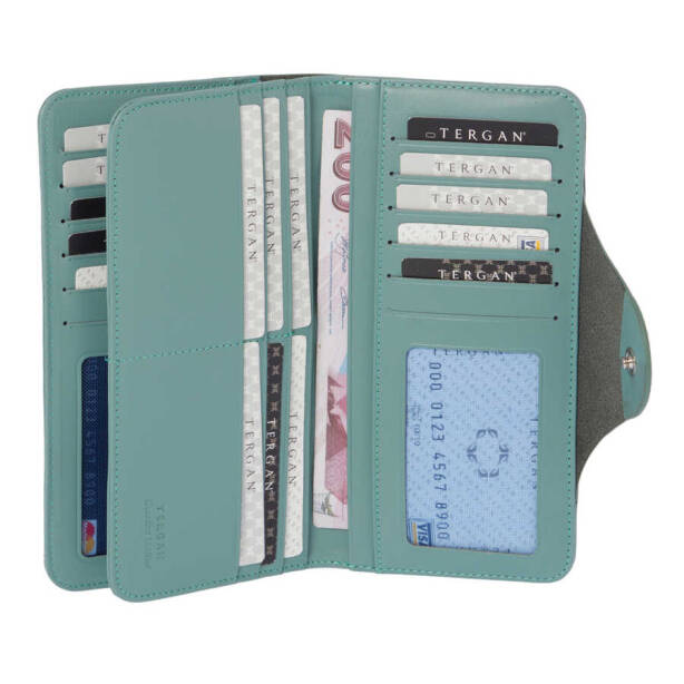 Mavi Hakiki Deri Kadın Cüzdan - S1CB00005767-R1Y - 2