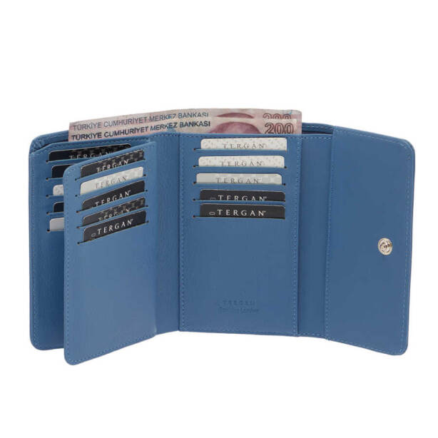 Mavi Deri Kadın Cüzdan - S1CB00005788-I92 - 2