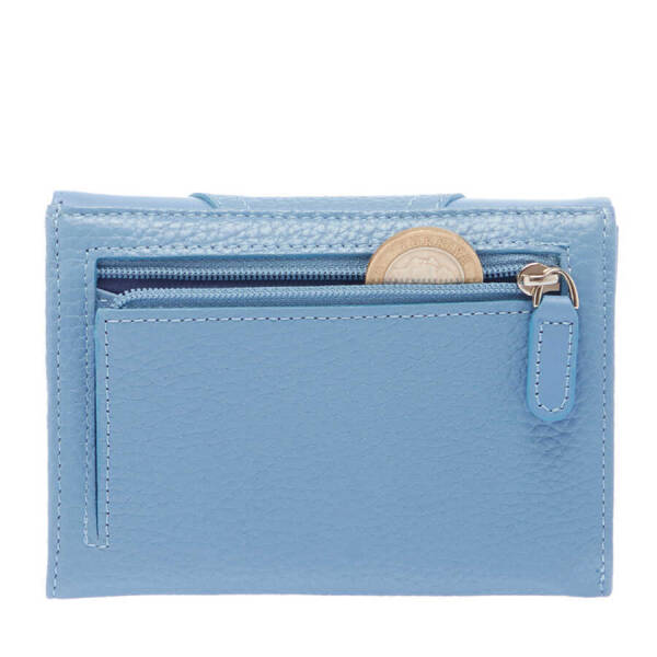 Mavi Deri Kadın Cüzdan - S1CB00005815-T6L - 4