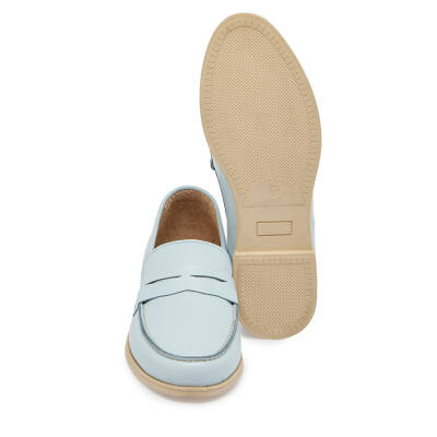 Mavi Deri Kadın Loafer - K24I1AY67366-S1M - 4