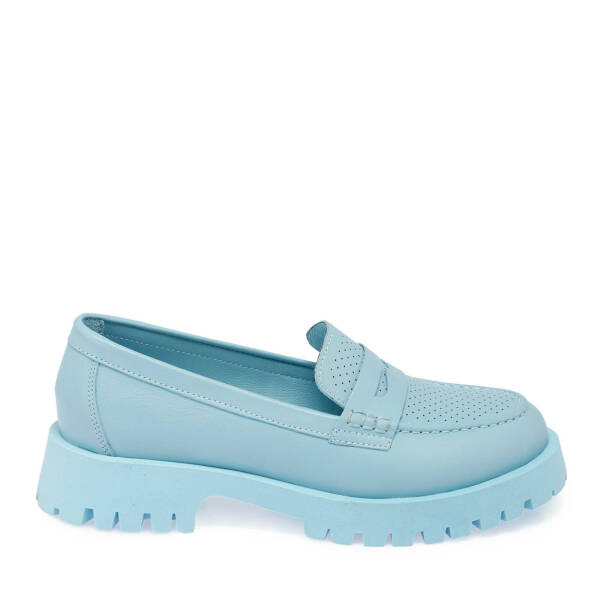 Mavi Hakiki Deri Kadın Makosen - K25I1AY67819-S1M - 1