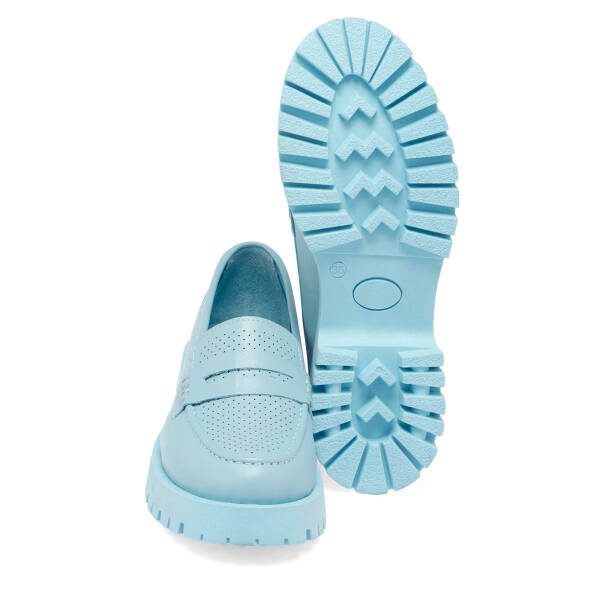 Mavi Hakiki Deri Kadın Makosen - K25I1AY67819-S1M - 4