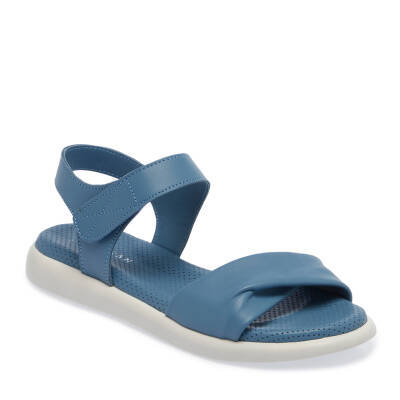 Mavi Deri Kadın Sandalet - K24Y1SN67131-K67 - 1