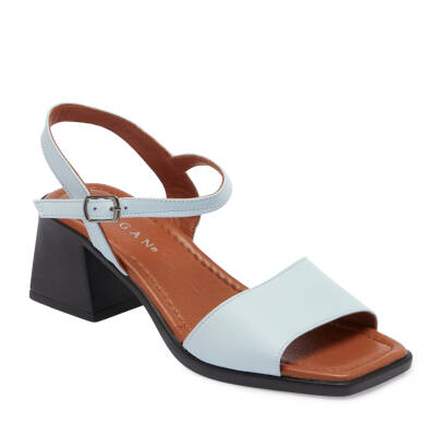  Mavi Deri Kadın Sandalet - K24Y1SN67240-S1M 