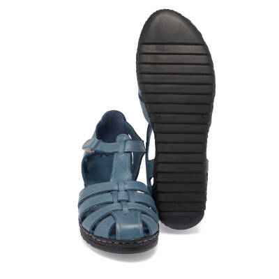 Mavi Deri Kadın Sandalet - K24Y1SN67485-K67 - 4