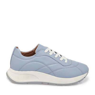  Mavi Deri Kadın Sneaker - K23I1AY66507-J61 - 3