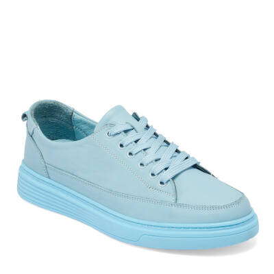  Mavi Deri Kadın Sneaker - K24I1AY67096-S1M 