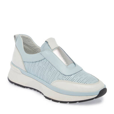  Mavi Deri Kadın Sneaker - K24I1AY67354-J61 