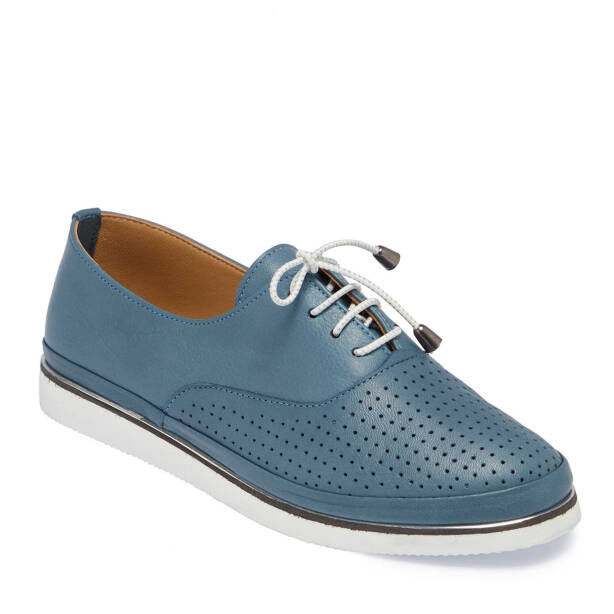 Mavi Hakiki Deri Kadın Sneaker - K25I1AY67770-K67 - 2