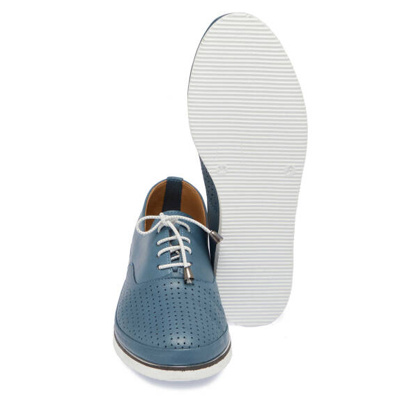 Mavi Hakiki Deri Kadın Sneaker - K25I1AY67770-K67 - 4
