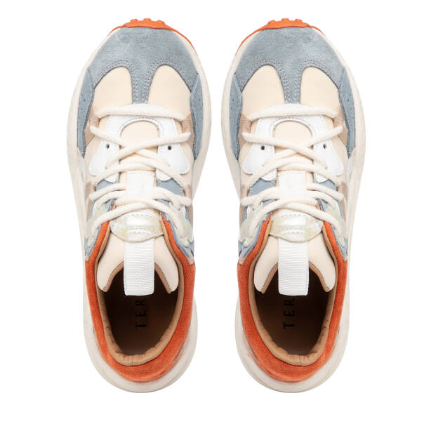 Mavi Deri-Tekstil Kadın Sneaker - K25I1AY67897-U6O - 5