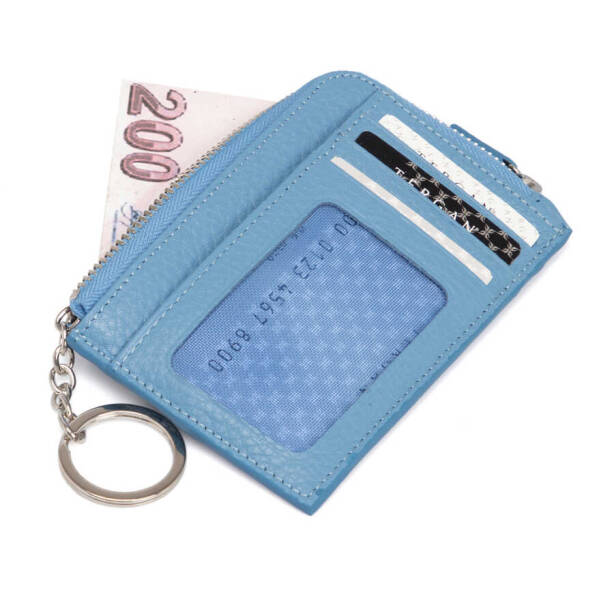 Mavi Deri Unisex Kredi Kartlık - S1KK00000265-C43 - 2