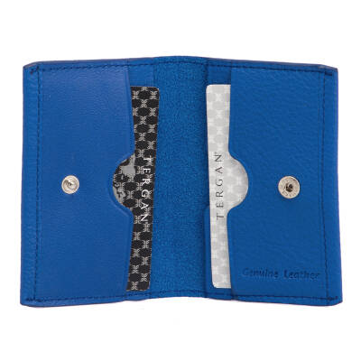  Mavi Deri Unisex Kredi Kartlık - S1KK00000266-H0Y - 2