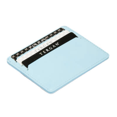  Mavi Deri Unisex Kredi Kartlık - S1KK00001050-M0K - 2