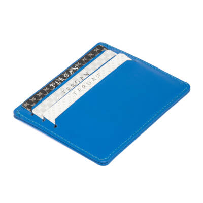  Mavi Deri Unisex Kredi Kartlık - S1KK00001050-M5J - 2