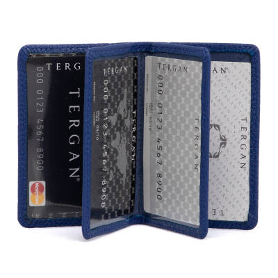Mavi Deri Unisex Kredi Kartlık - S1KK00001601-H0Y - 2