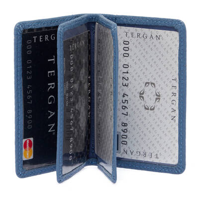 Mavi Deri Unisex Kredi Kartlık - S1KK00001601-I6T - 2