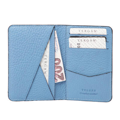 Mavi Deri Unisex Kredi Kartlık - S1KK00001645-I6T - 2